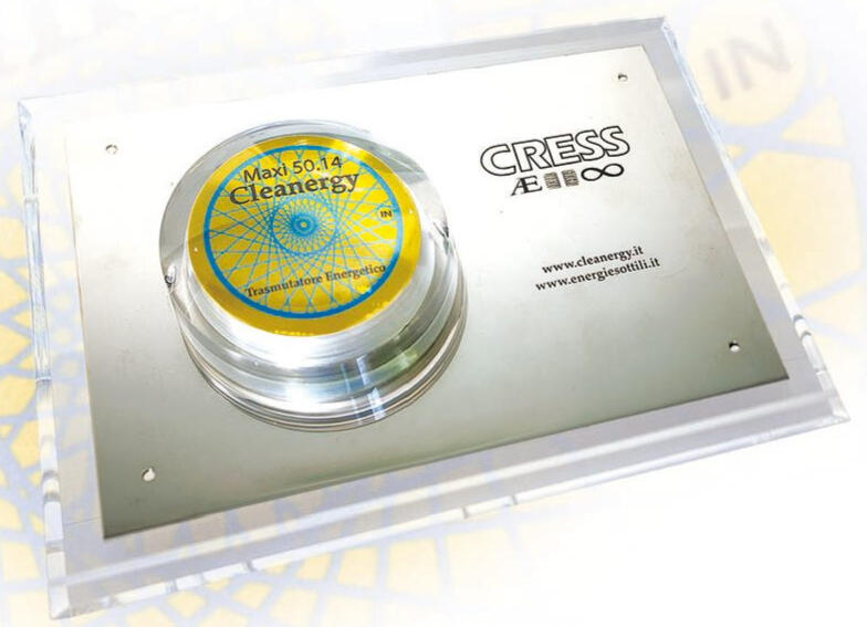 Dispositif Maxi Cleanergy+ diffusant des vibrations subtiles pour purifier et harmoniser les espaces, les êtres et les liens énergétiques