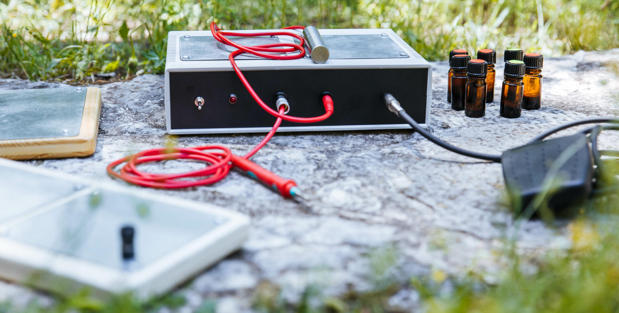 Synchromètre, l’instrument qui écoute les chants secrets des vibrations invisibles du vivant.”